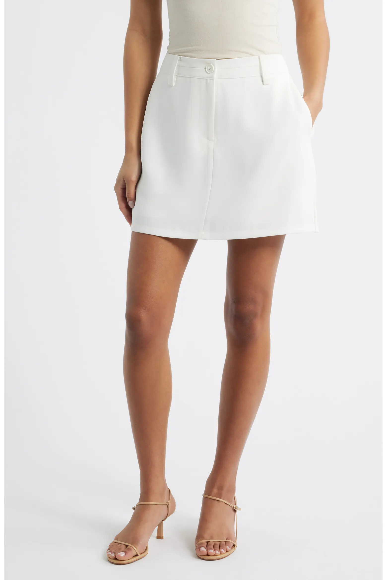 French Connection Harry Suiting Skort (Women) | Nordstrom | Nordstrom