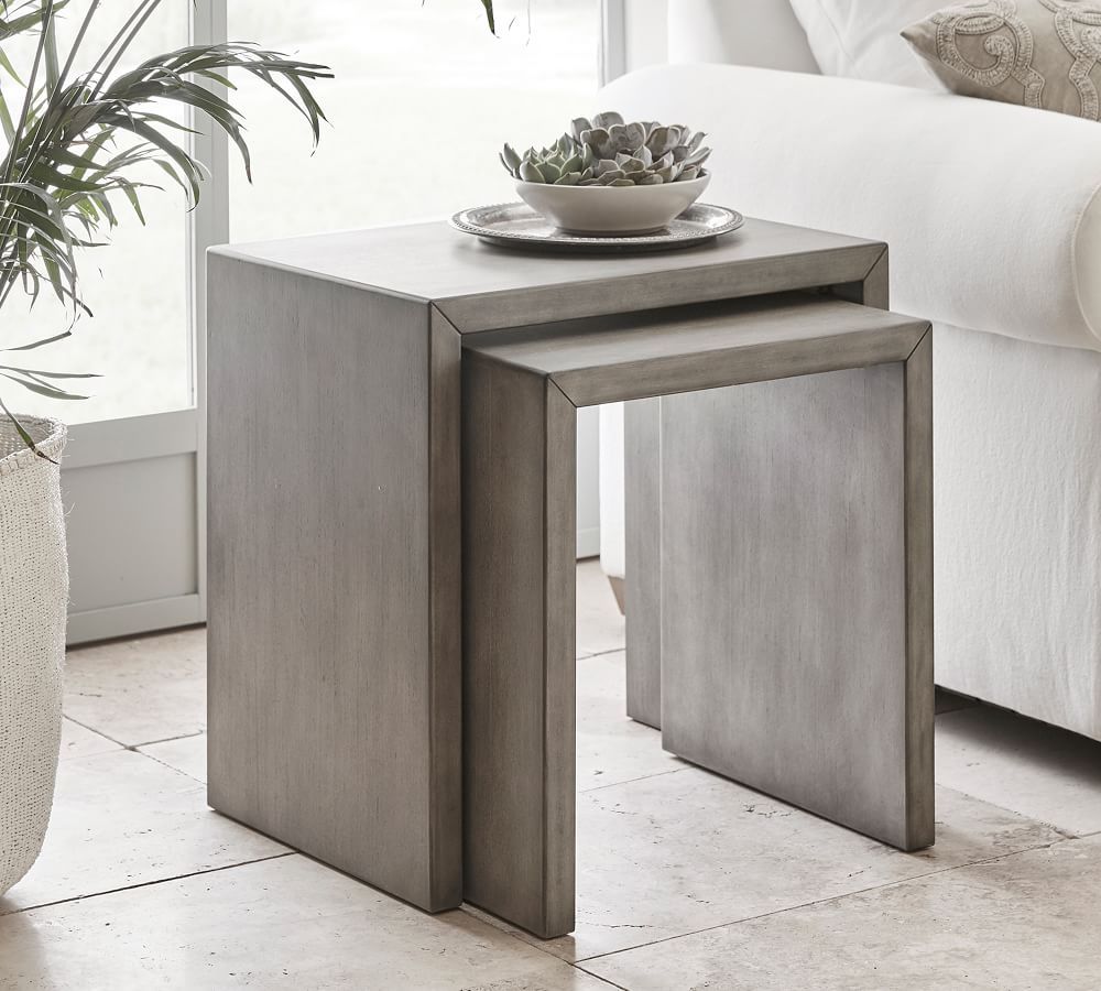 Byron Waterfall Nesting End Tables | Pottery Barn (US)
