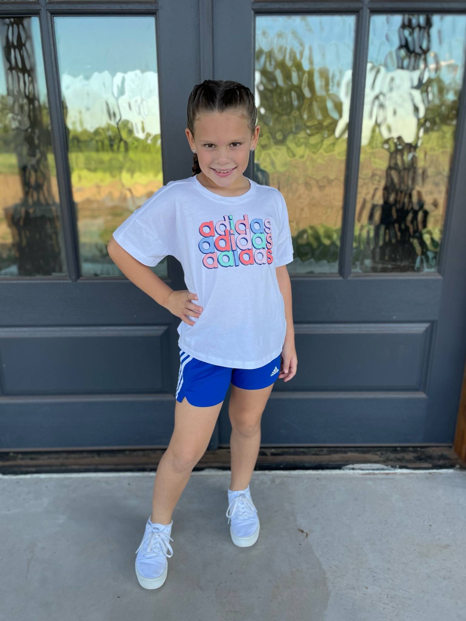 Girls casual outfit idea
Girls sports outfit
Adidas 


#LTKkids #LTKstyletip #LTKBacktoSchool