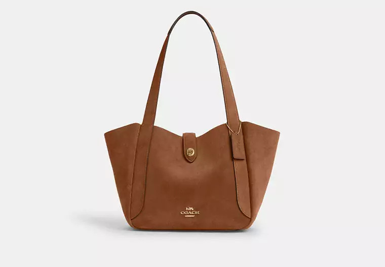 Hadley Turnlock Tote Bag | Coach Outlet US