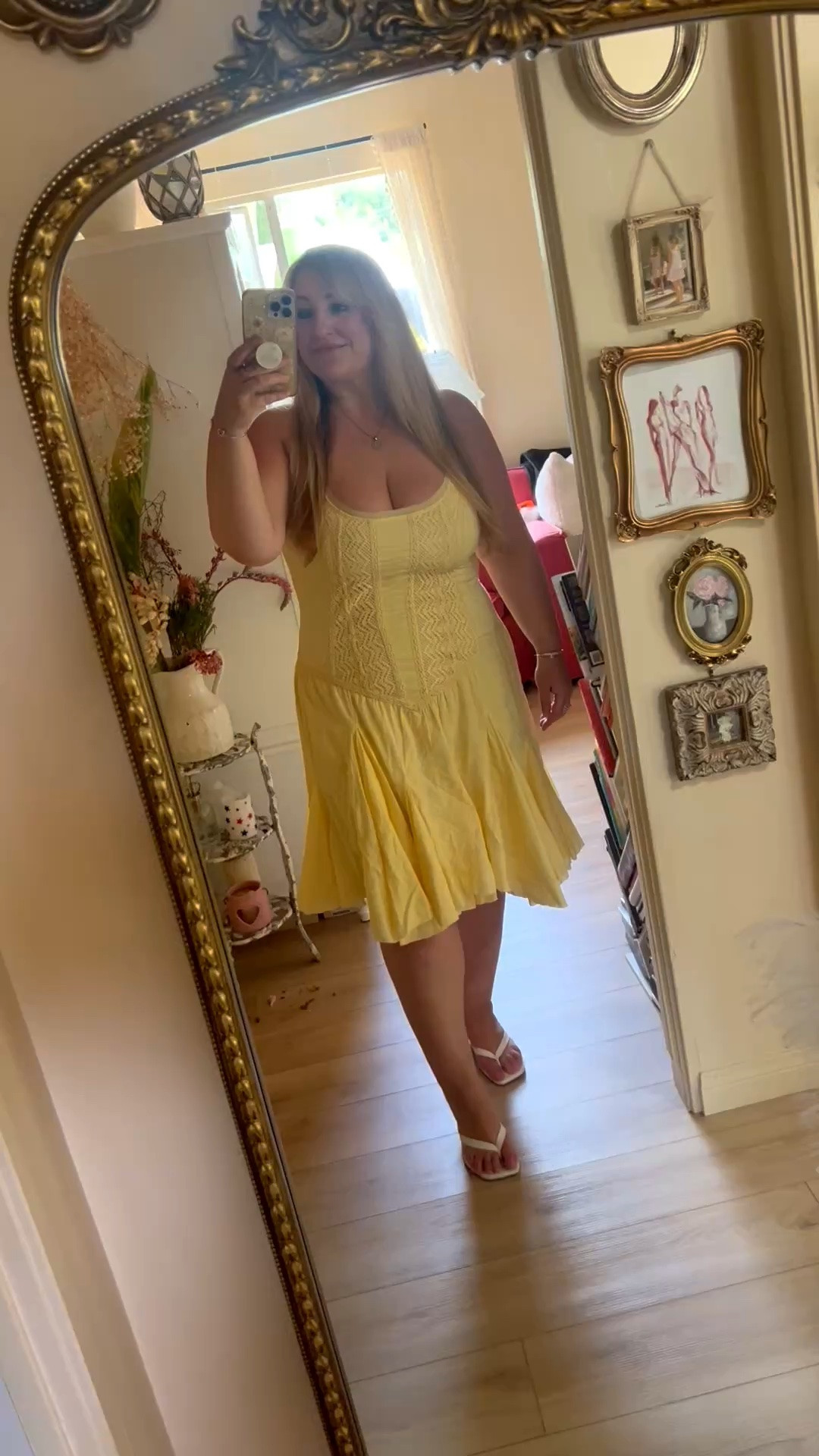 Flirty Summer dress flattering for all shapes and sizes and comfortable too!
Wearing size L

#LTKootd #LTKMidsize #LTKSeasonal