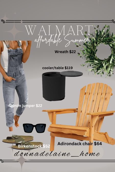  Budget friendly summer at Walmart! This is a space saving Adirondack chair, it folds up! Perfect for smaller spaces, decks. And how handy is the cooler/table combo. Another space saver! 
Outdoor finds, ladies fashionn

#LTKfindsunder50 #LTKhome