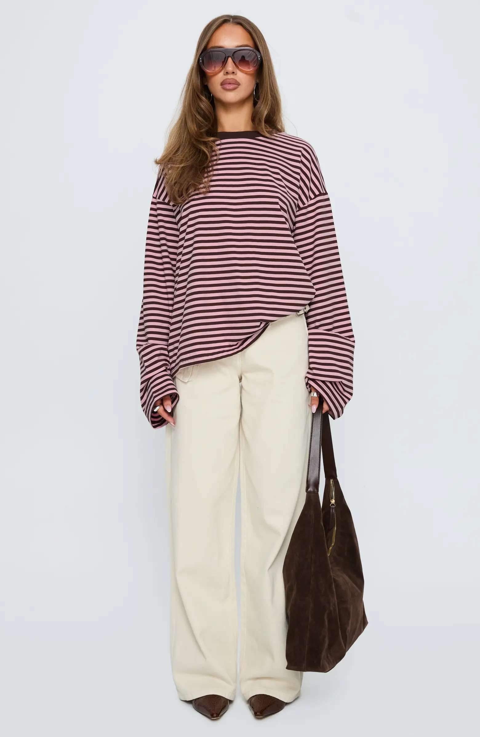 Settle Down Stripe Oversize T-Shirt | Nordstrom