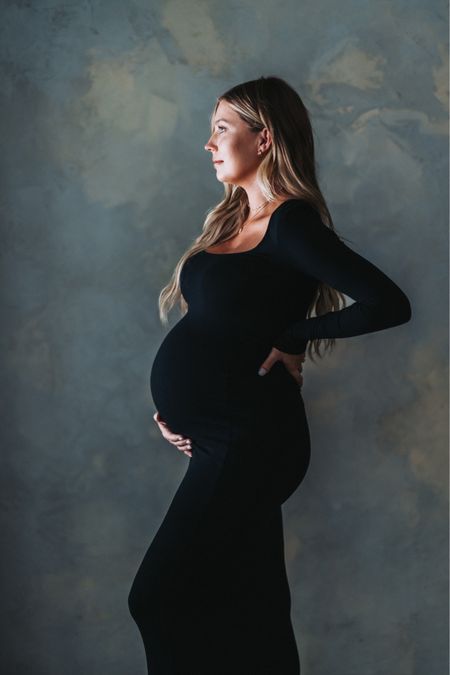 Black bodycon dress perfect for maternity photos -
Sized up to a medium for bump

#LTKbump #LTKstyletip #LTKunder50