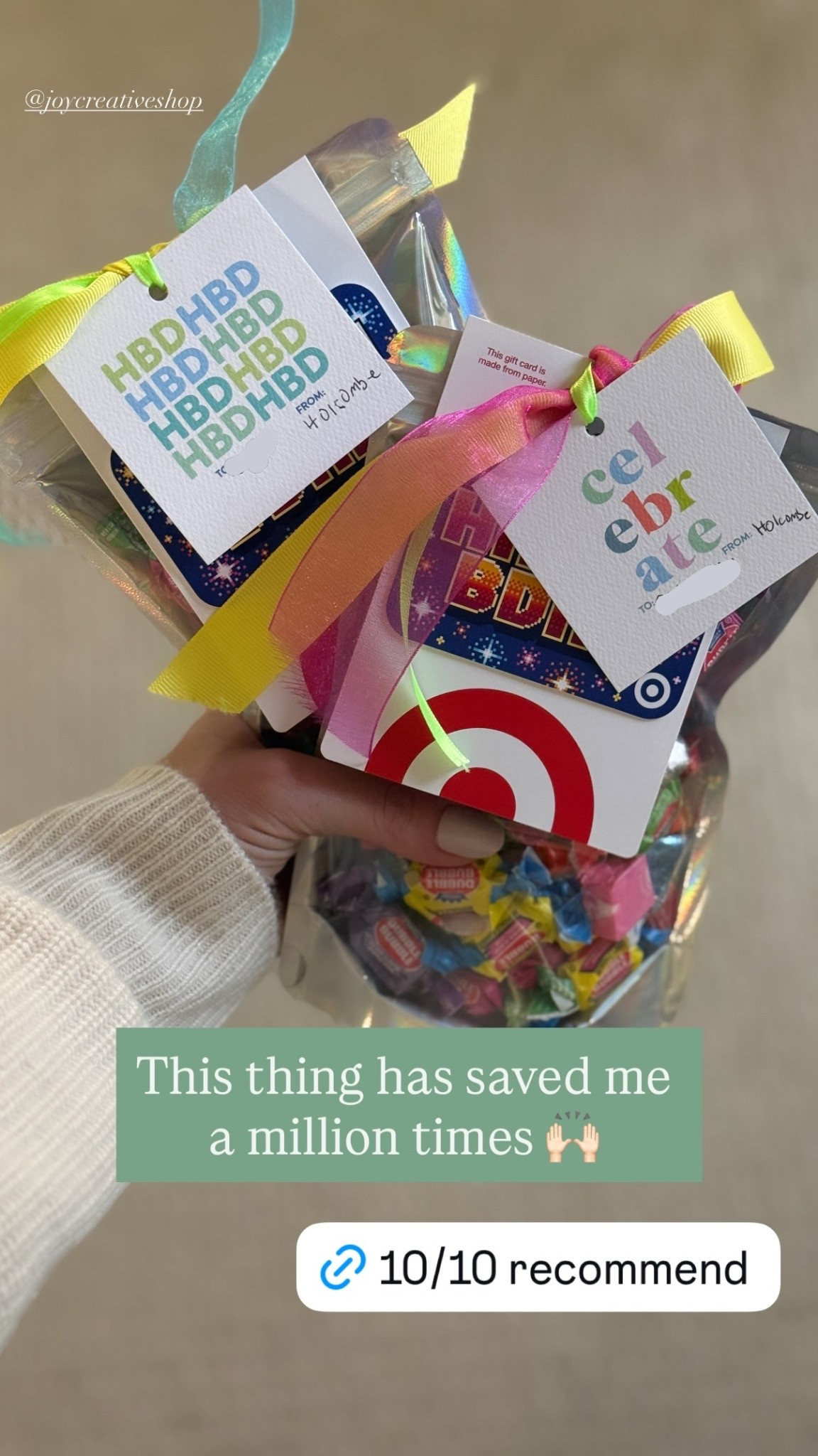 A random little thing I always like to keep on hand — a big bag of cute gift tags. Honestly the bag of tags makes a great gift in itself! 

They’re simple, modern, and make even the most last-minute gift look a little more put together.

gift tags set, assorted gift tags, modern gift tags, cute gift tags, minimalist gift tags, gift tag bundle, neutral gift tags, birthday gift tags, thank you gift tags, gift wrapping tags, simple gift tags, aesthetic gift tags, paper gift tags set, bulk gift tags, gift wrap accessories, present tags, gift packaging supplies, gift wrapping accessories, teacher gift tags, holiday gift tags

#LTKmomlife #LTKOver40 #LTKHome