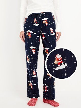 Mid-Rise Printed Flannel Pajama Pants | Old Navy (US)