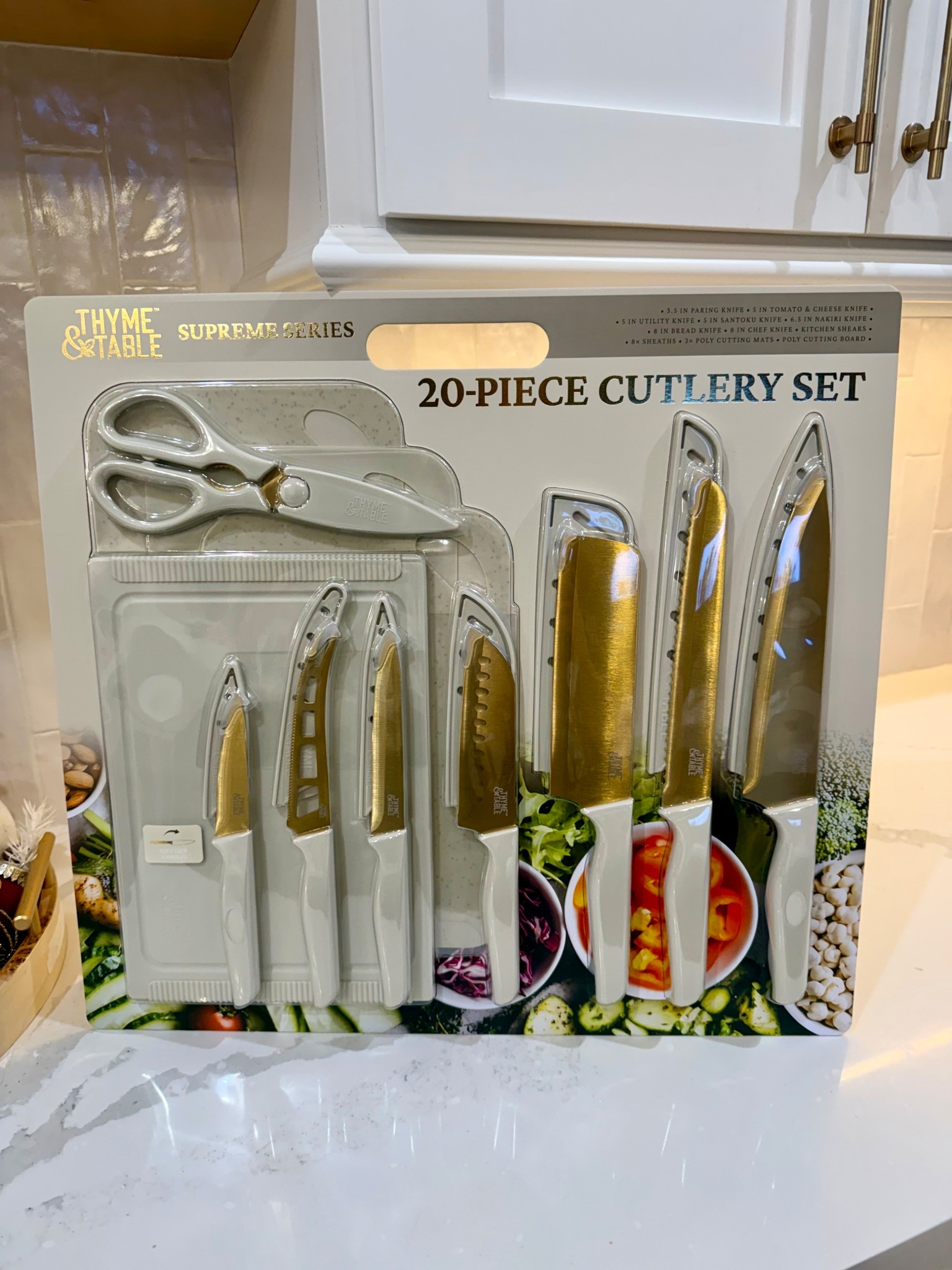 Walmart cutlery set! Gift idea for her. Gold knife set. 

#LTKGiftGuide #LTKHome #LTKfoodie