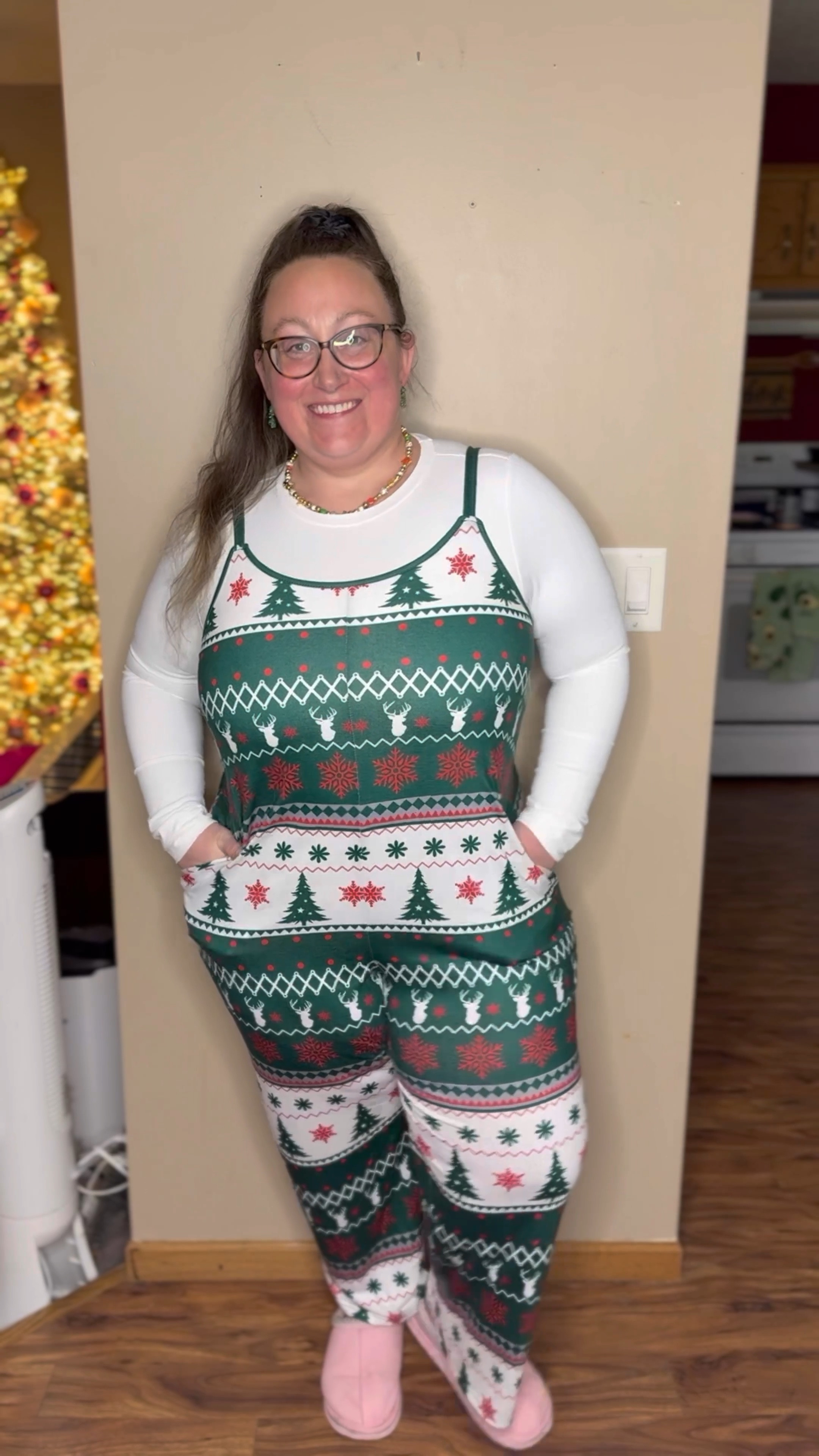 Christmas Eve Outfit!

Christmas Cami Onesie: 14-16/1x
White long sleeve: XL

#LTKSeasonal #LTKMidsize #LTKHoliday