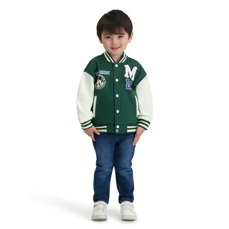 Mickey & Friends Toddler Boy Bomber Jacket, Sizes 12M-5T | Walmart (US)