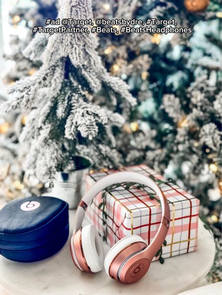 #ad What’s on your kids holiday wish list?? Pre-Teens are so hard to shop for so we went to @Target to find Beats wireless headphones for Blaire. The rose gold color was perfect and I love that there is a quick 5 min charge and up to 40 hrs of wireless play on a full charge. Now I just need some for myself!! #BeatsbyDre #Target #TargetPartner #Beats #BeatsHeadphones 

#LTKfamily #LTKGiftGuide #LTKSeasonal