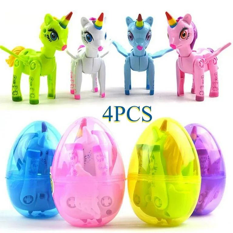 4 Pack Easter Eggs Toys with Unicorn Easter Basket Stuffers for Kids Birthday Christmas Valentine... | Walmart (US)