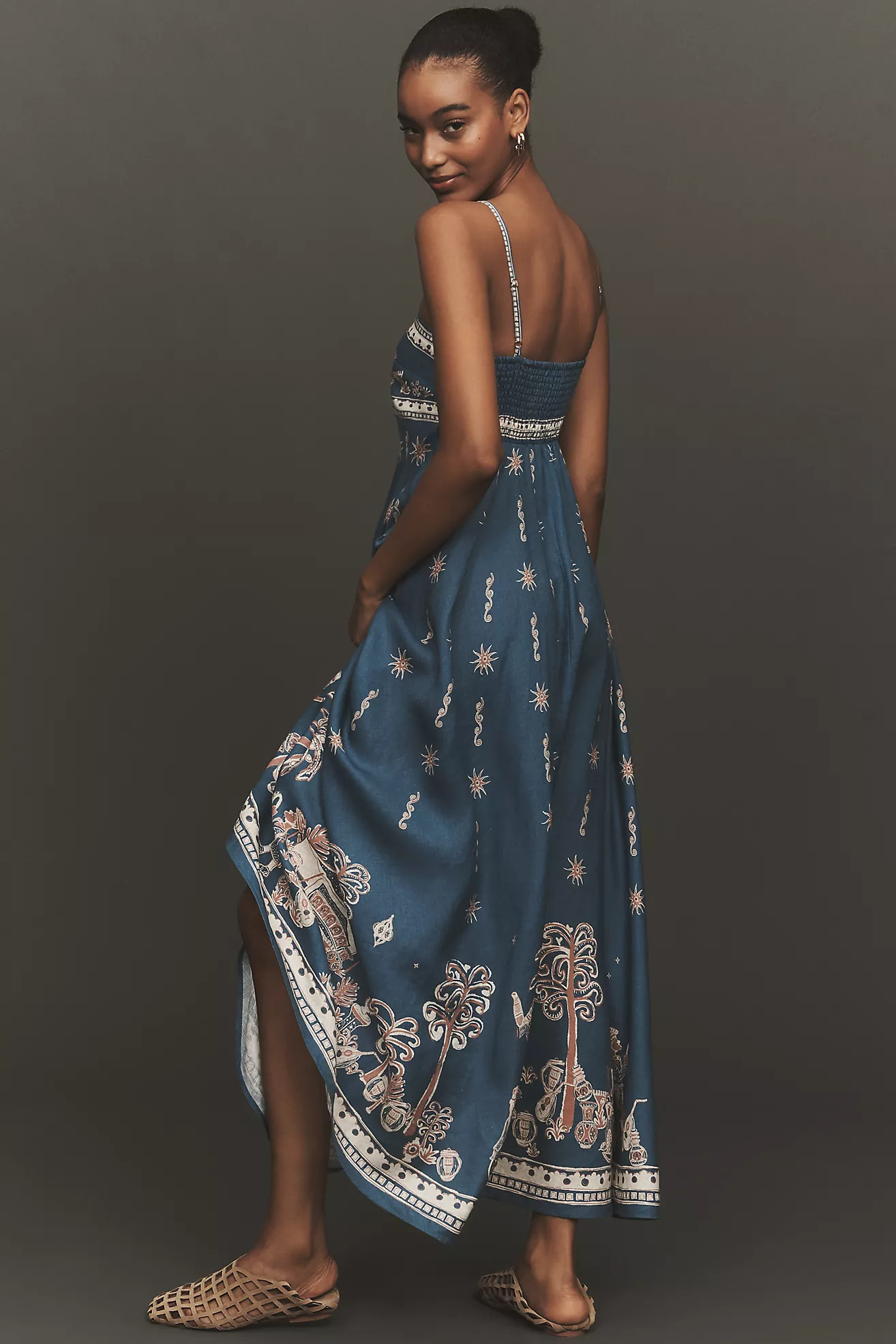 ALÉMAIS Acacia Sleeveless Linen Sundress | Anthropologie (US)