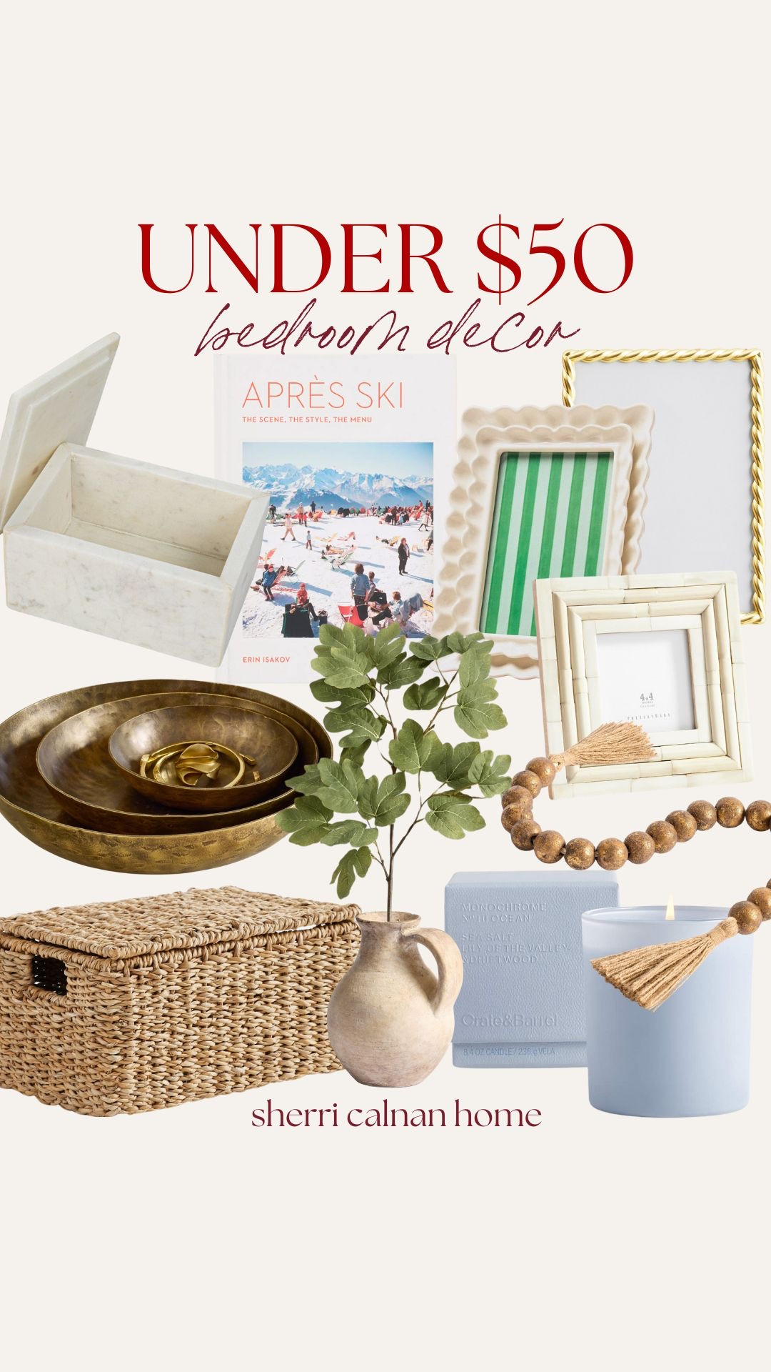 Affordable winter bedroom decor that brings warmth, texture, and charm to any space without overspending. These budget-friendly finds are perfect for adding small cozy touches with a coastal-inspired feel. Winter bedroom, affordable bedroom decor, coastal bedroom decor, budget home finds, under 50 decor, neutral home accessories, coastal style, cozy bedroom accents, decorative frames, woven basket decor, candle styling 

#LTKHome #LTKSeasonal #LTKFindsUnder50