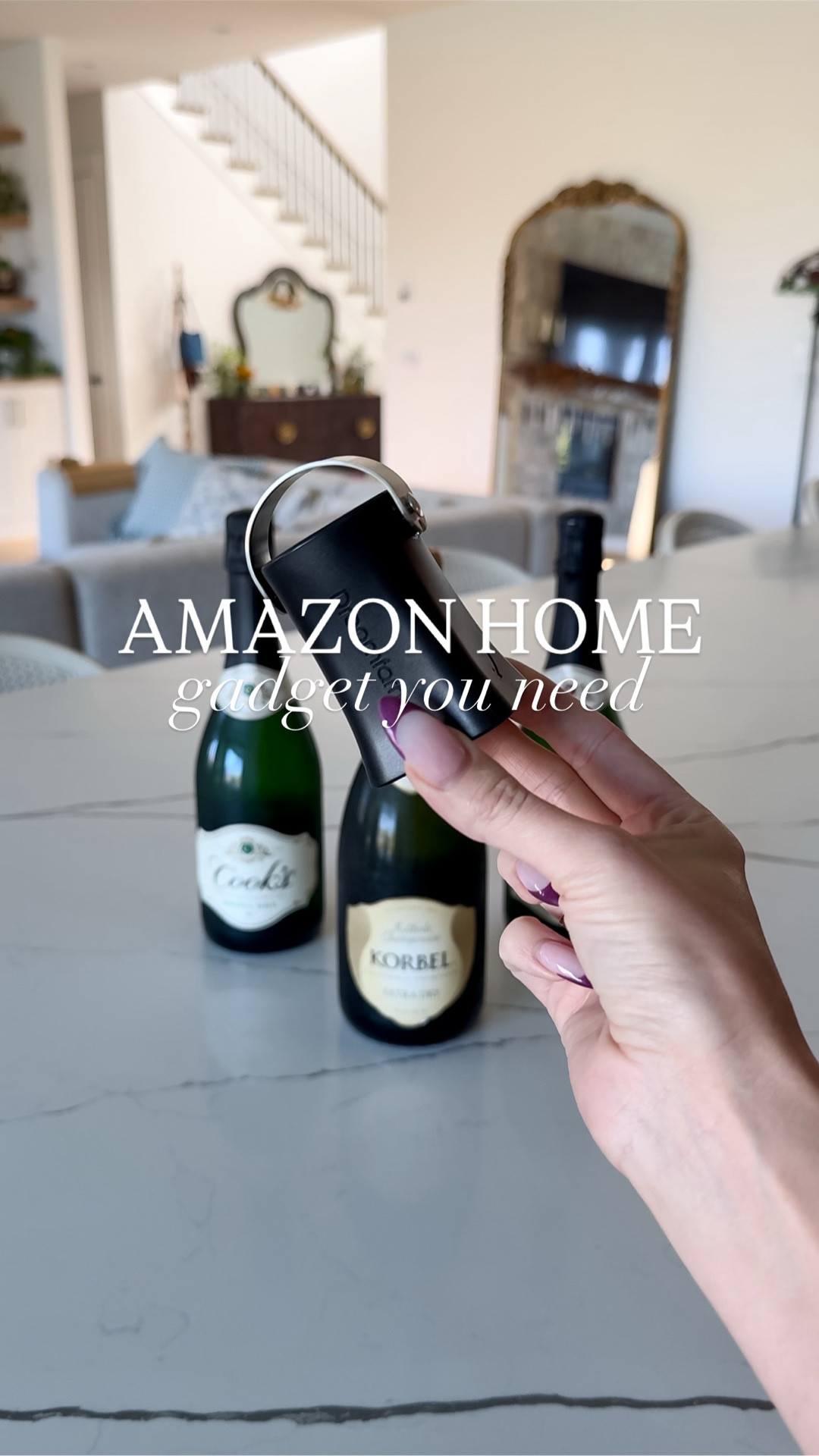 This champagne opener from Amazon is so easy to use! You just twist to pop and it even catches the cork for you! 🍾🥂

#amazonhome #amazongadget #thesistershoppers #asmr #giftidea

#LTKHoliday #LTKGiftGuide #LTKHome