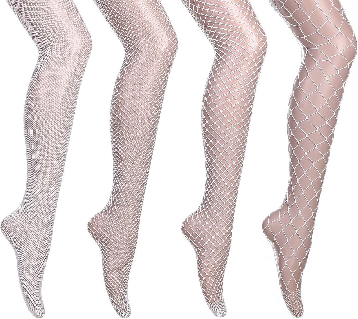 GARTOL High Waisted Fishnet Tights Stockings Women, High Waist Fishnets Sheer Pantyhose (One Size) | Amazon (US)
