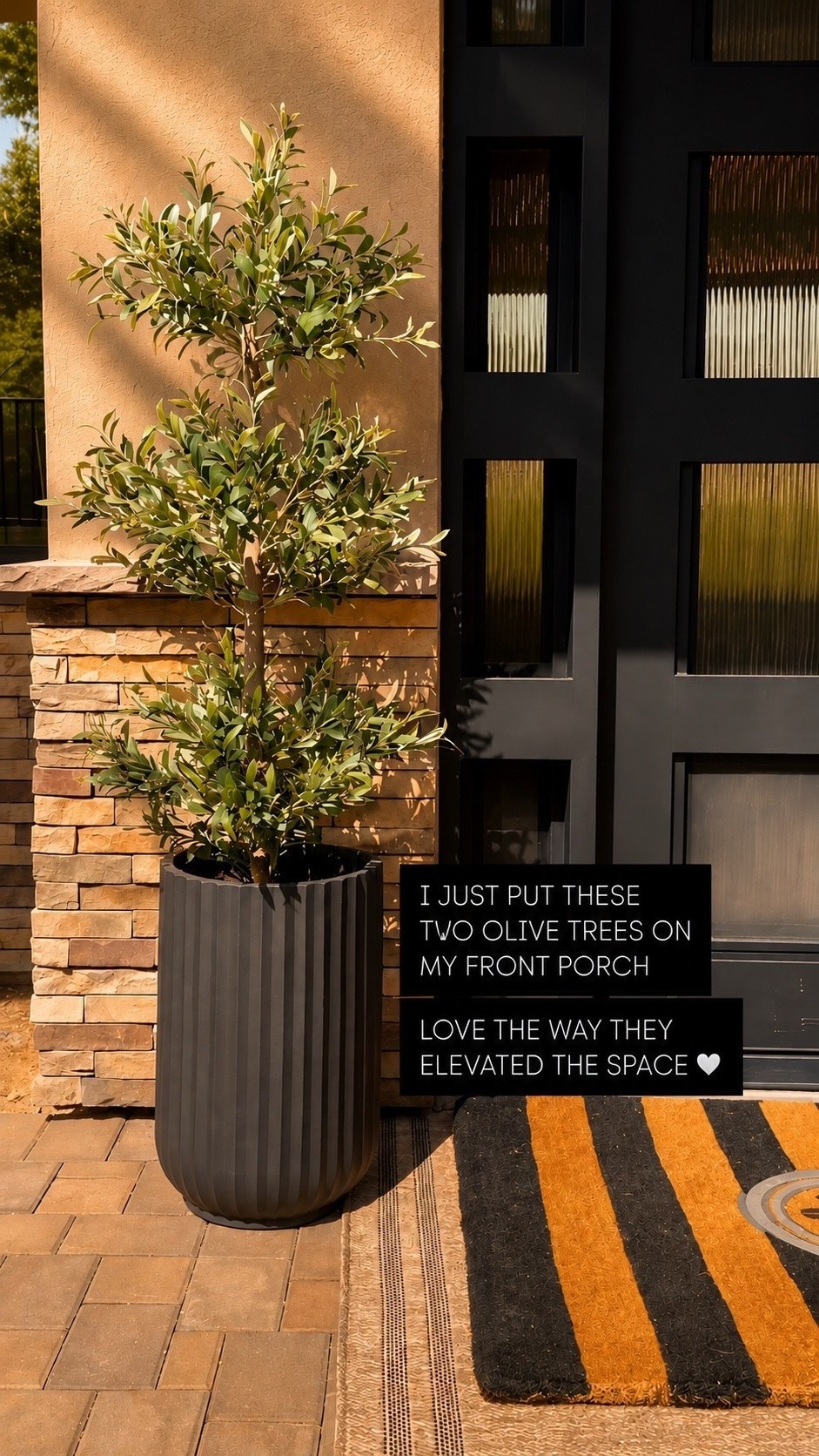 I just put these two olive trees on my front porch, I love how much they elevated the space! Interior design Front porch Inspo Modern neutral home decor Outdoor decor finds Faux olive tree ￼

Summerthompsonstyles

#LTKHome #LTKSaleAlert #LTKmomlife