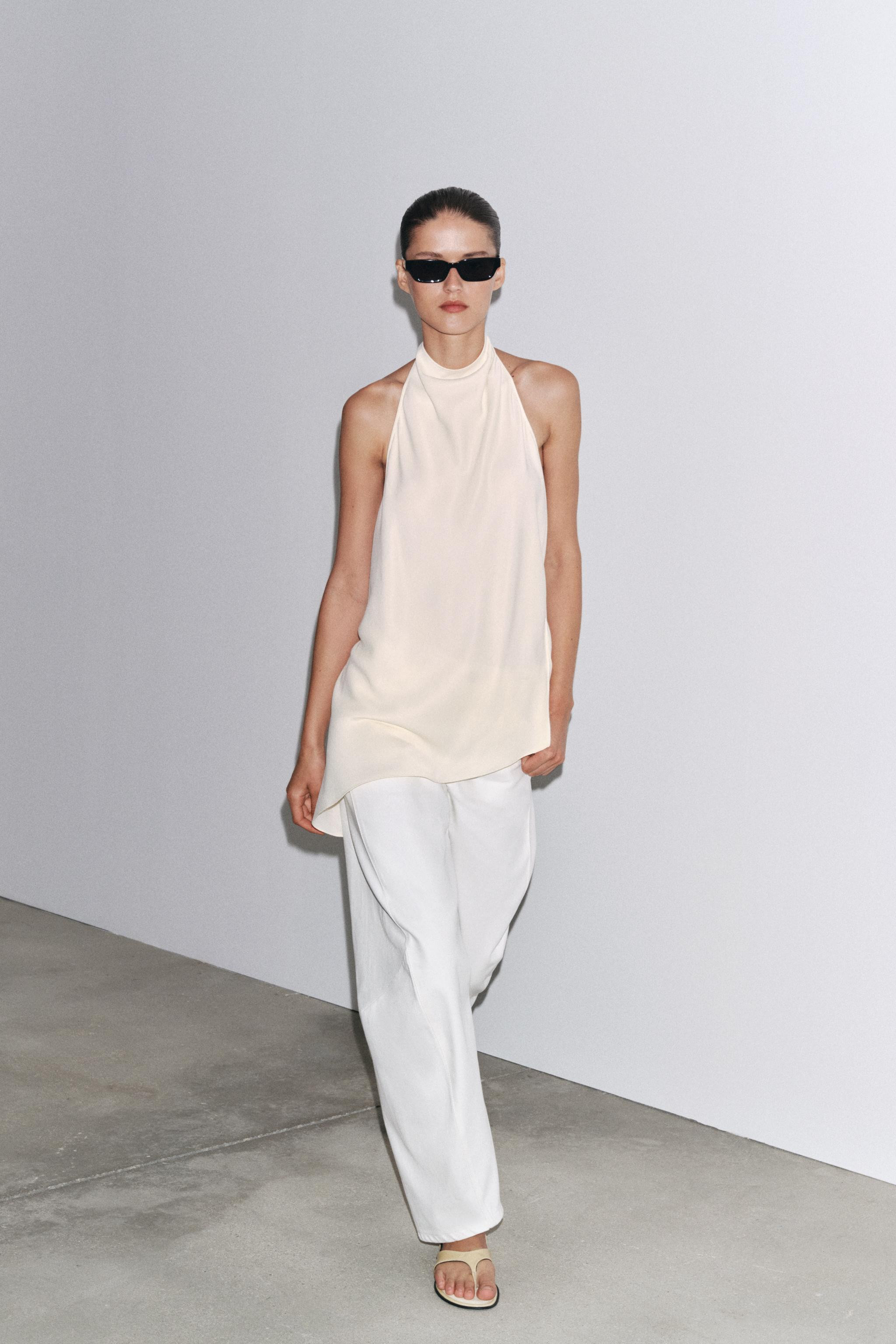 SATIN-TRÄGERTOP ZW COLLECTION | Zara DE