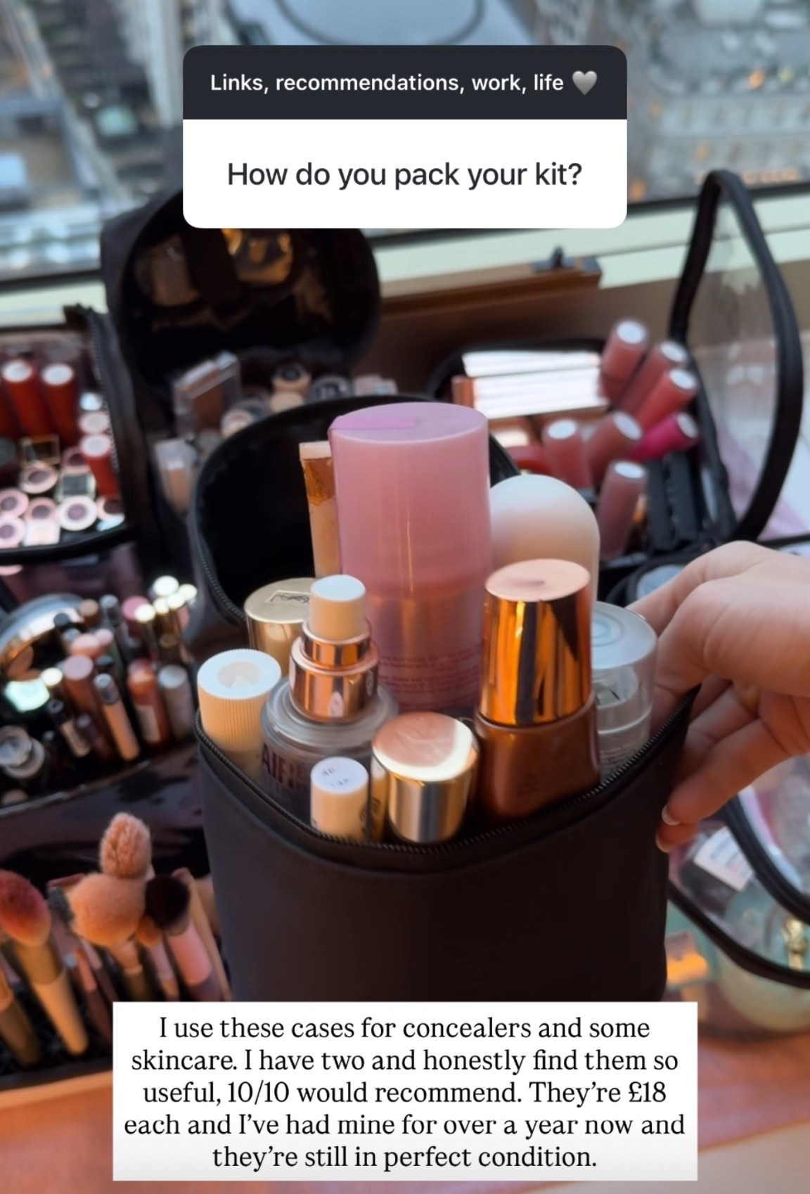 How I pack my professional makeup kit #makeupartist #makeupartistkit 

#LTKuk #LTKtravel #LTKbeauty