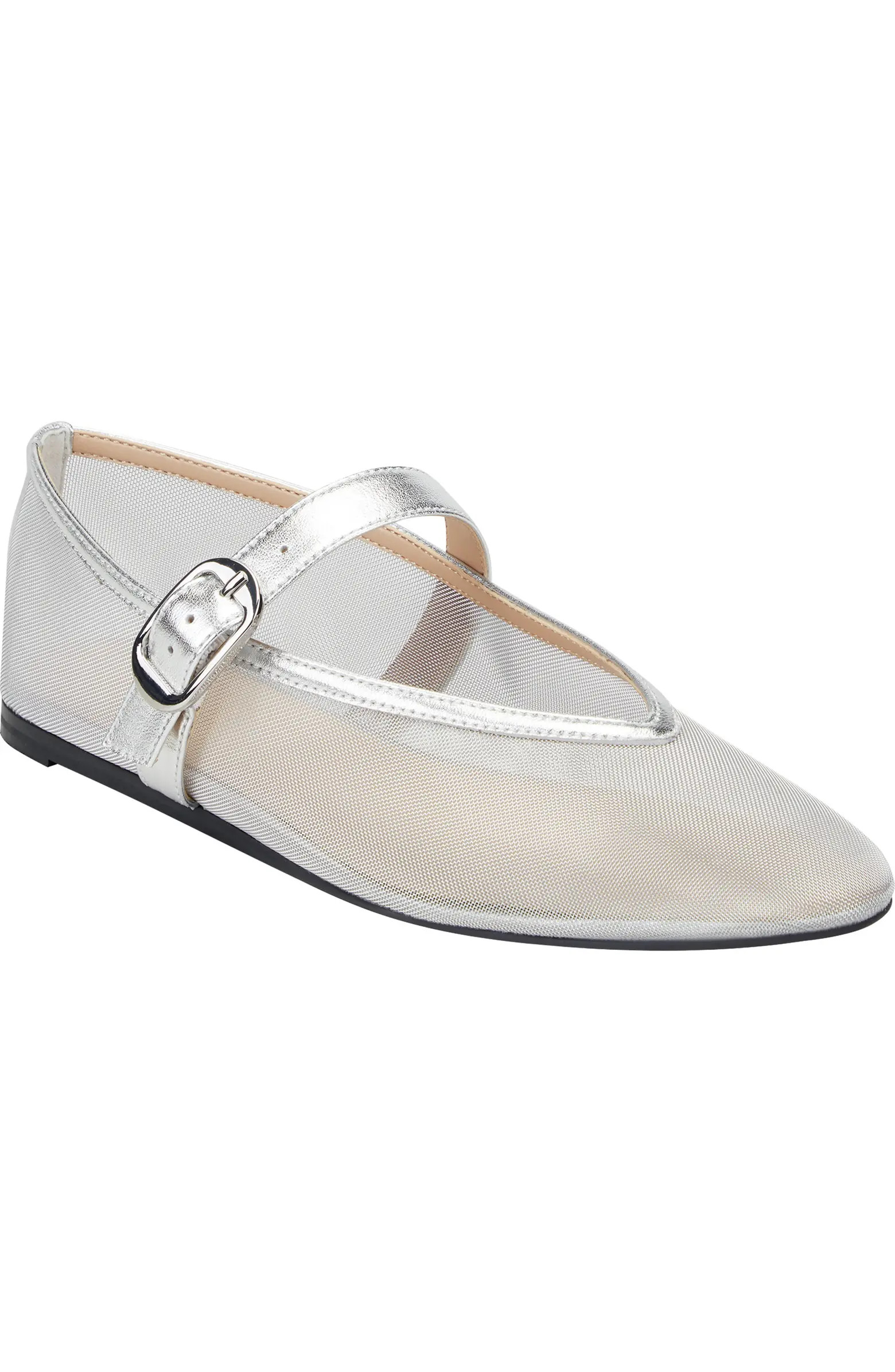 Godina Mesh Mary Jane Flat (Women) | Nordstrom