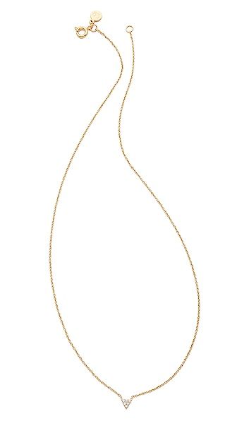 Shimmer Triangle Necklace | Shopbop
