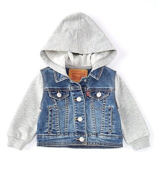 Levi's® Baby Boys 3-24 Months Hooded Trucker Jacket | Dillards