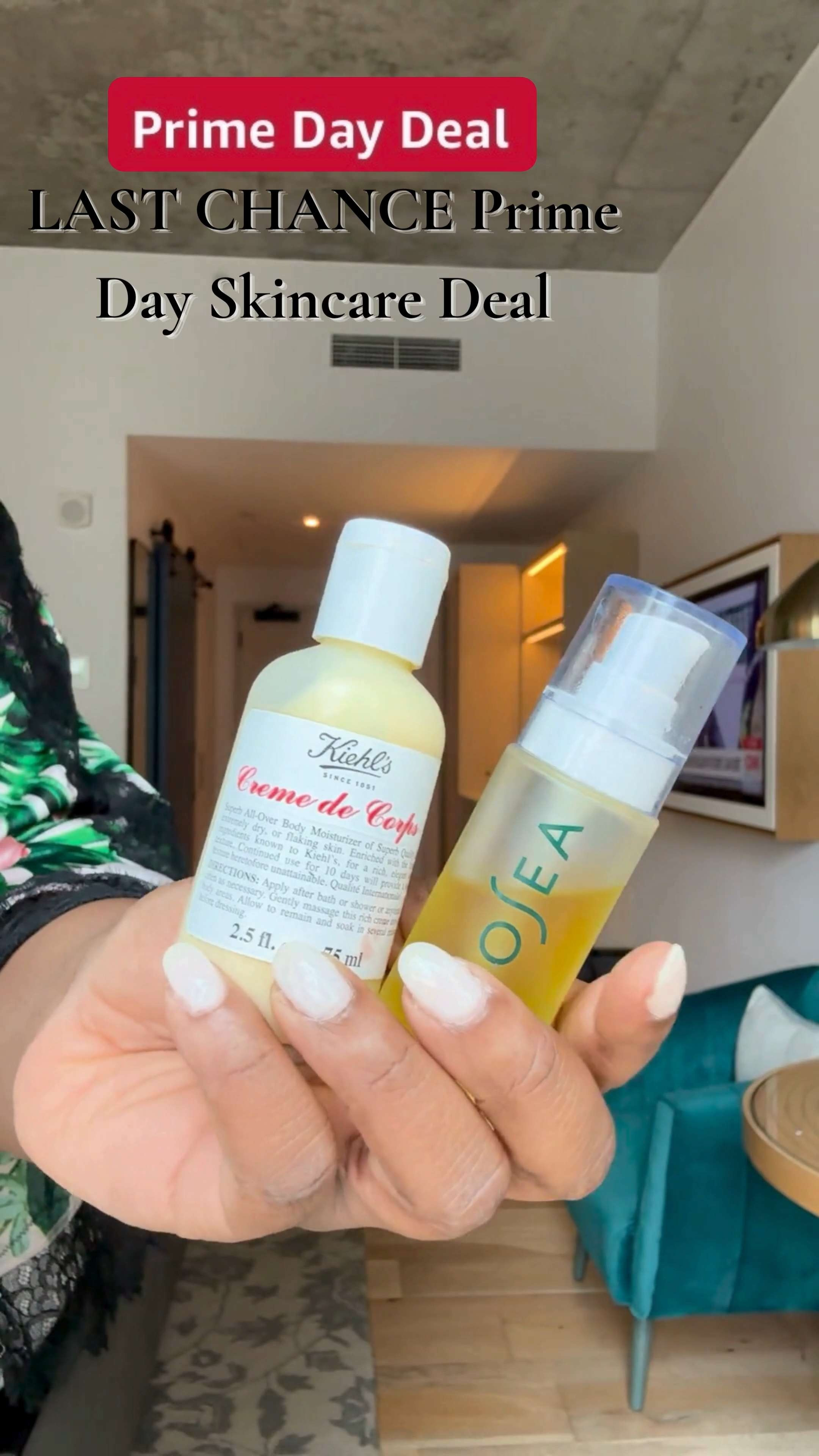 This combo is everything for that fresh, hydrated skin look. Lightweight oil + nourishing moisturizer = that soft glow I always go back to. And yes, the Prime Day deal ends TODAY. #PrimeDay #skincarefavorites #LTKbeauty #glowroutine #kiehls #faceoil #amazonbeauty #LTKfinds #skincaretips #dealalert 

 #LTKgrwm #LTKSaleAlert #LTKBeauty