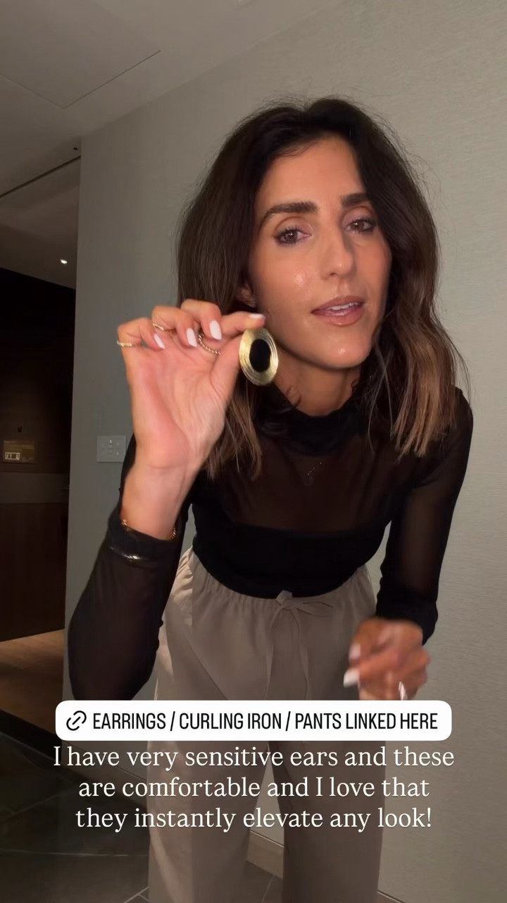 I have very sensitive ears and these are comfortable and I love that they instantly elevate any look! 

#LTKootd #LTKgrwm #LTKBeauty