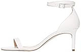 Amazon Brand - find. Women’s Ankle-Strap Stiletto Sandal, White (white), US 6.5 | Amazon (US)