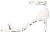 Amazon Brand - find. Women’s Ankle-Strap Stiletto Sandal, White (white), US 6.5 | Amazon (US)