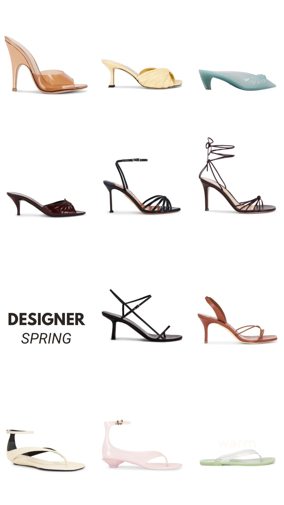 Designer spring shoes! 🌷