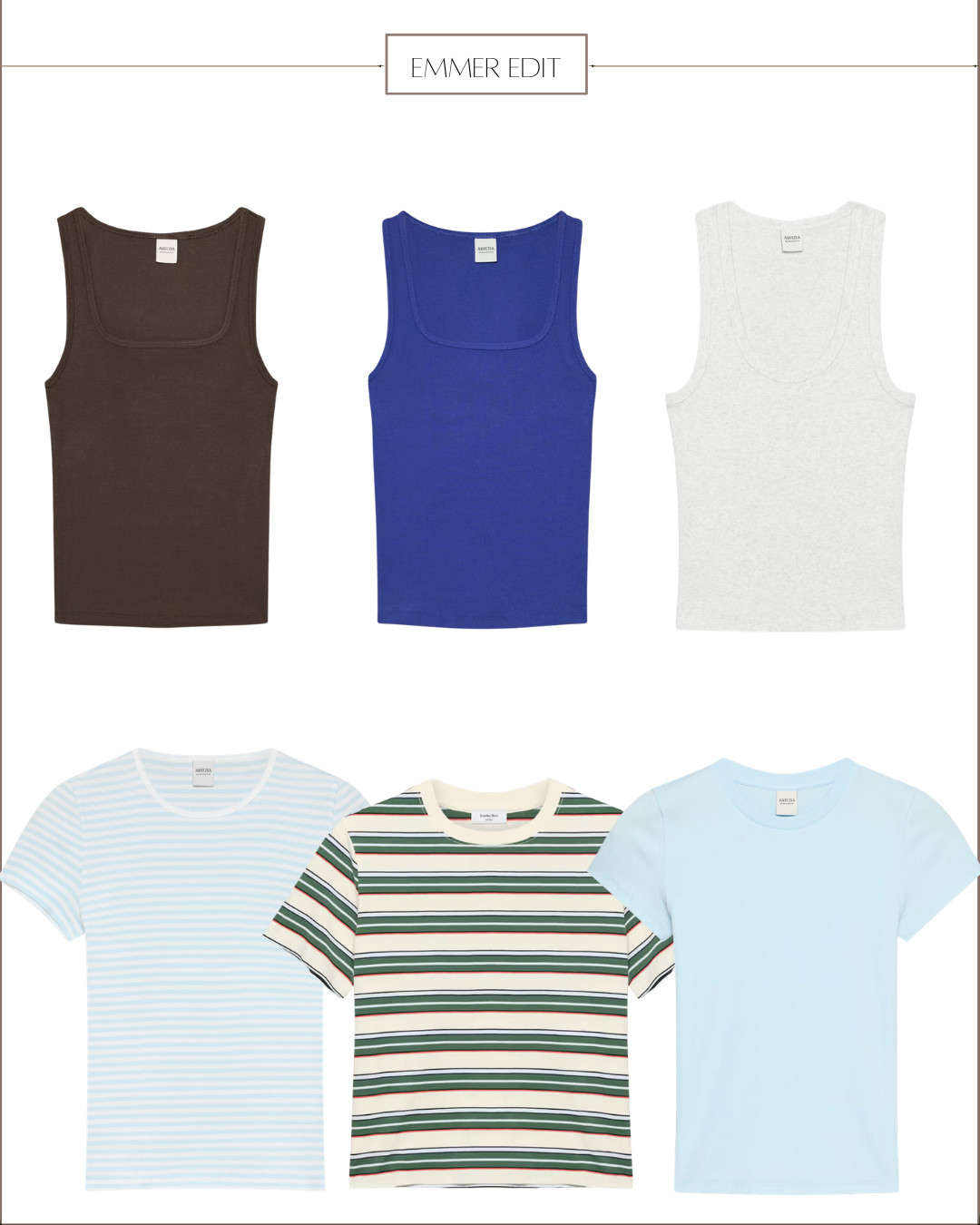 Yesterday I realized I don't have any nice quality basic tees and tanks for the coming warmer seasons, so I just ordered these from Aritzia 

 #LTKSpringSale #LTKootd