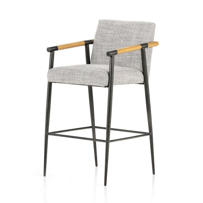 Carbon Framed Bar & Counter Stools | West Elm (US)