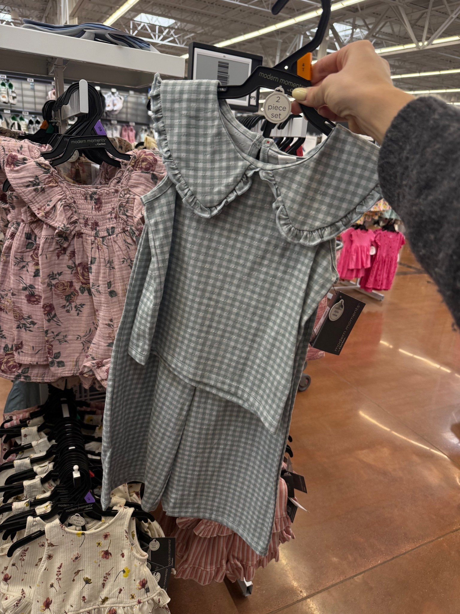 $18 Walmart toddler set I can’t handle!! They’re spring stuff is so good 😩