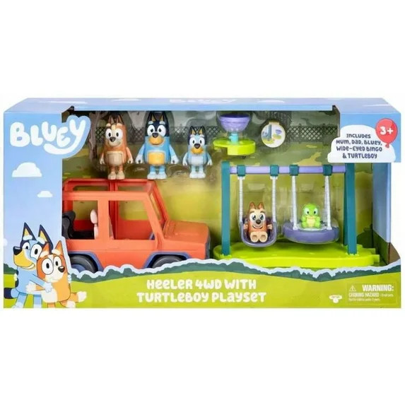Bluey Heeler 4WD with Turtleboy Playset | Walmart (US)