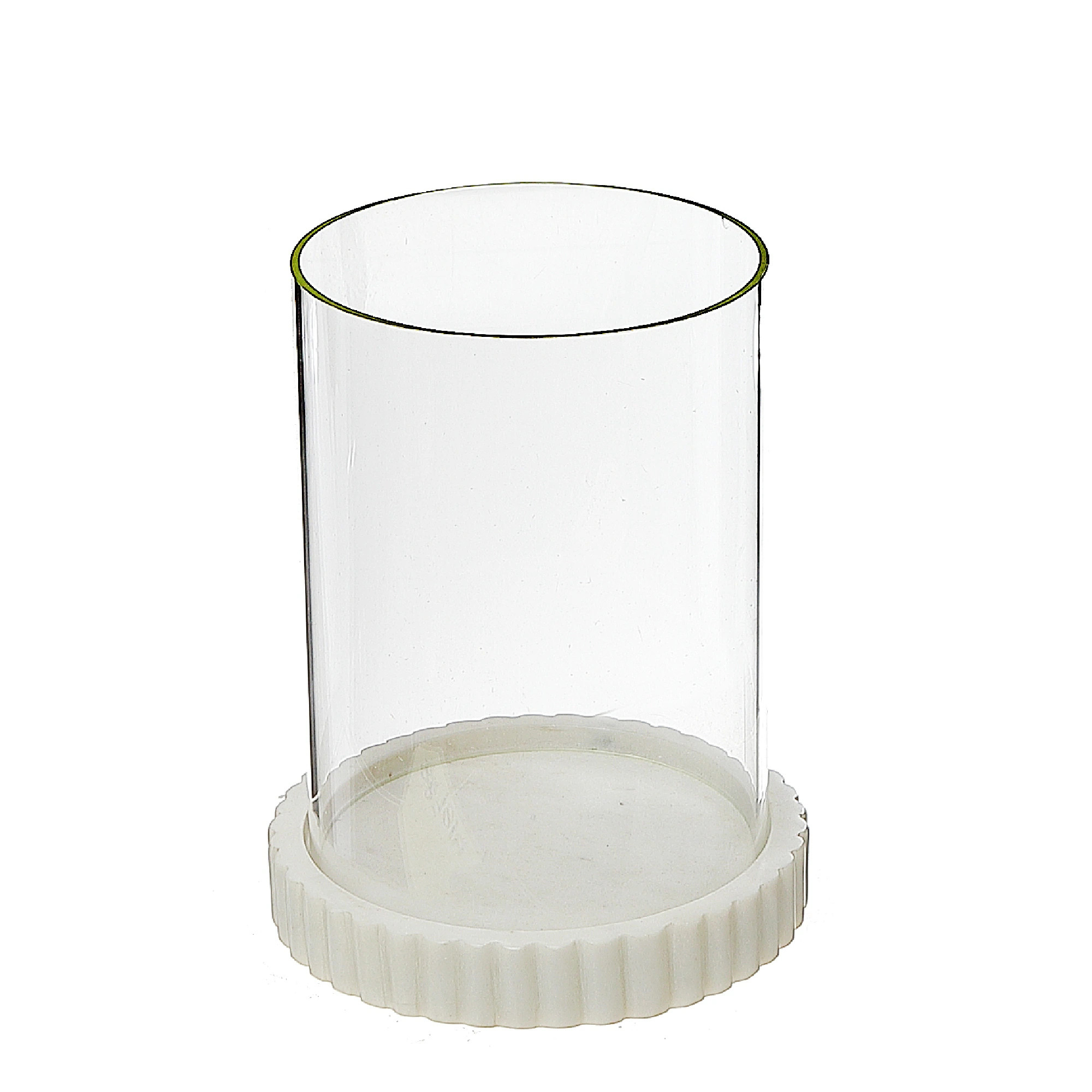 Glass Candle Holder With White Marble Base | Bed Bath & Beyond