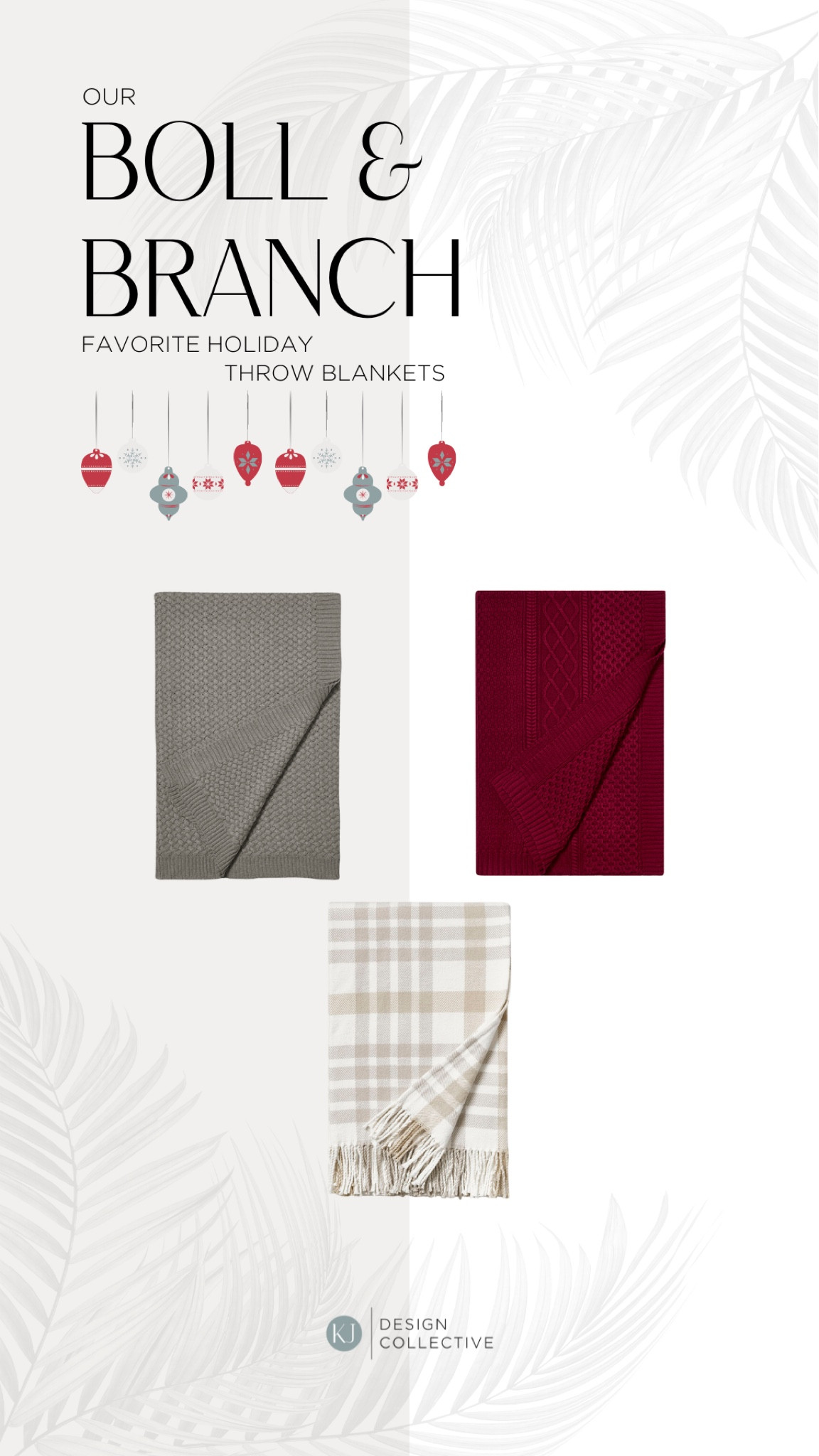 Here are some of our favorite Boll & Branch items to help wow your family and friends this holiday season!

Boll and Branch Holiday Throw Blankets. 

#LTKSeasonal #LTKGiftGuide #LTKHoliday