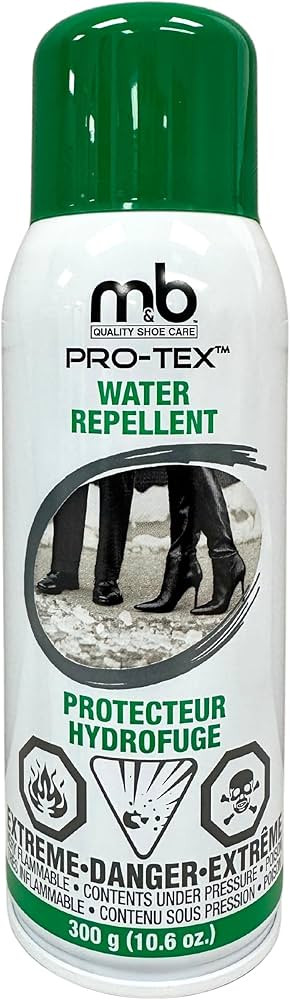 M&B PRO-TEX WATER REPELLENT | FOR FOOTWEAR, APPAREL & ACCESSORIES | 300g/10.6oz | Amazon (CA)