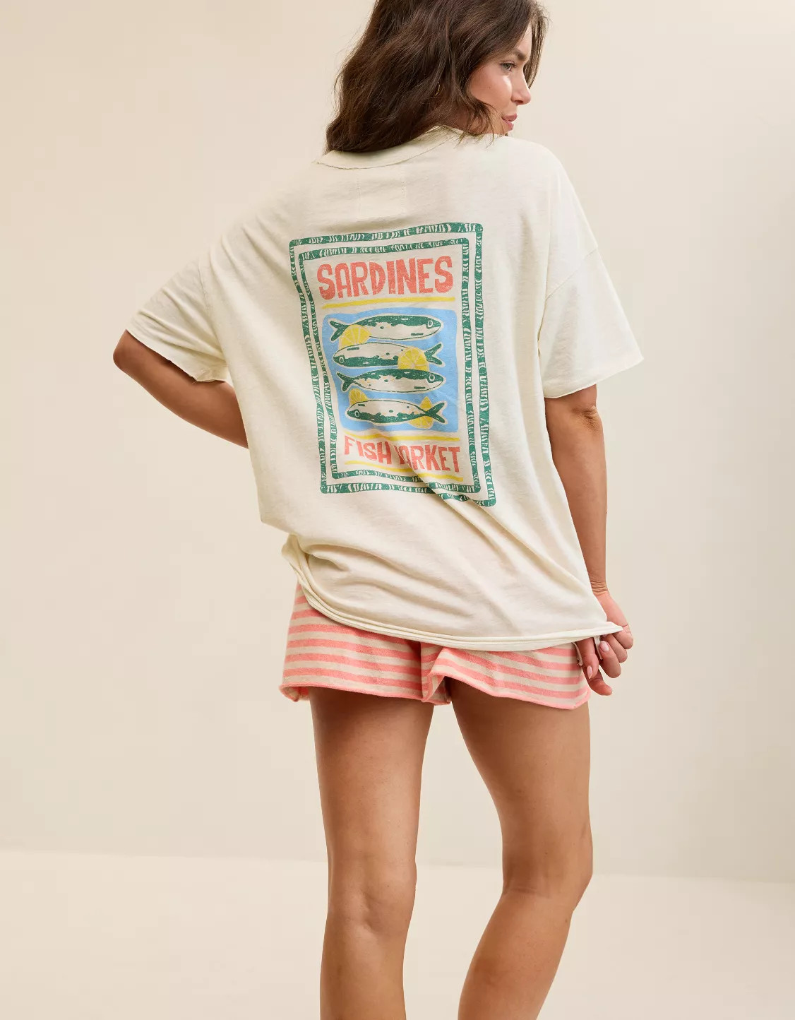 Aerie Oversized Crew Boyfriend T-Shirt | American Eagle Outfitters (US & CA)