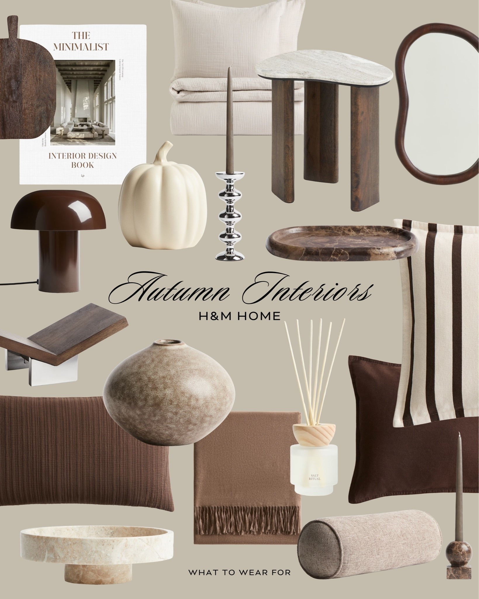 H&M home autumn interiors 🤎 

Neutral styling, brown aesthetic, cosy season

#LTKautumn #LTKhome