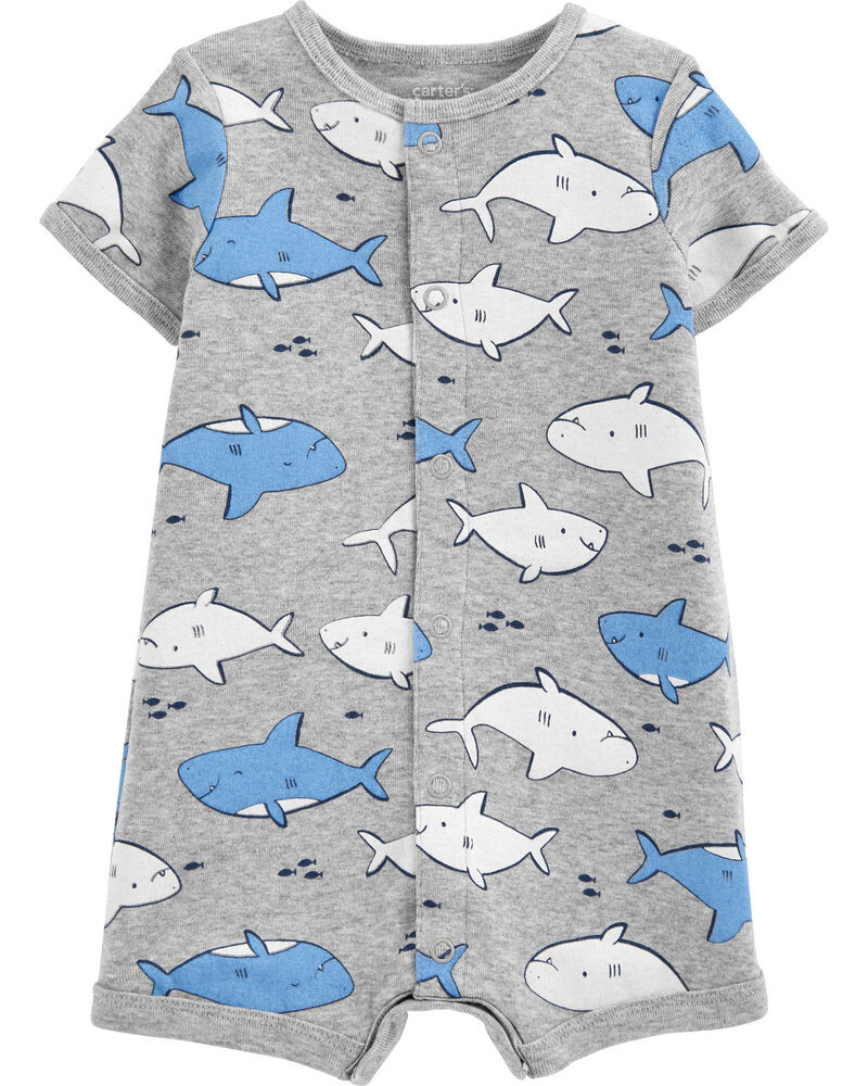 Shark Snap-Up Romper | Carter's