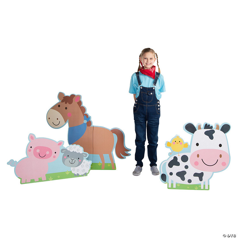 Farm Animal Stand-Ups - 3 Pc. | Oriental Trading Company
