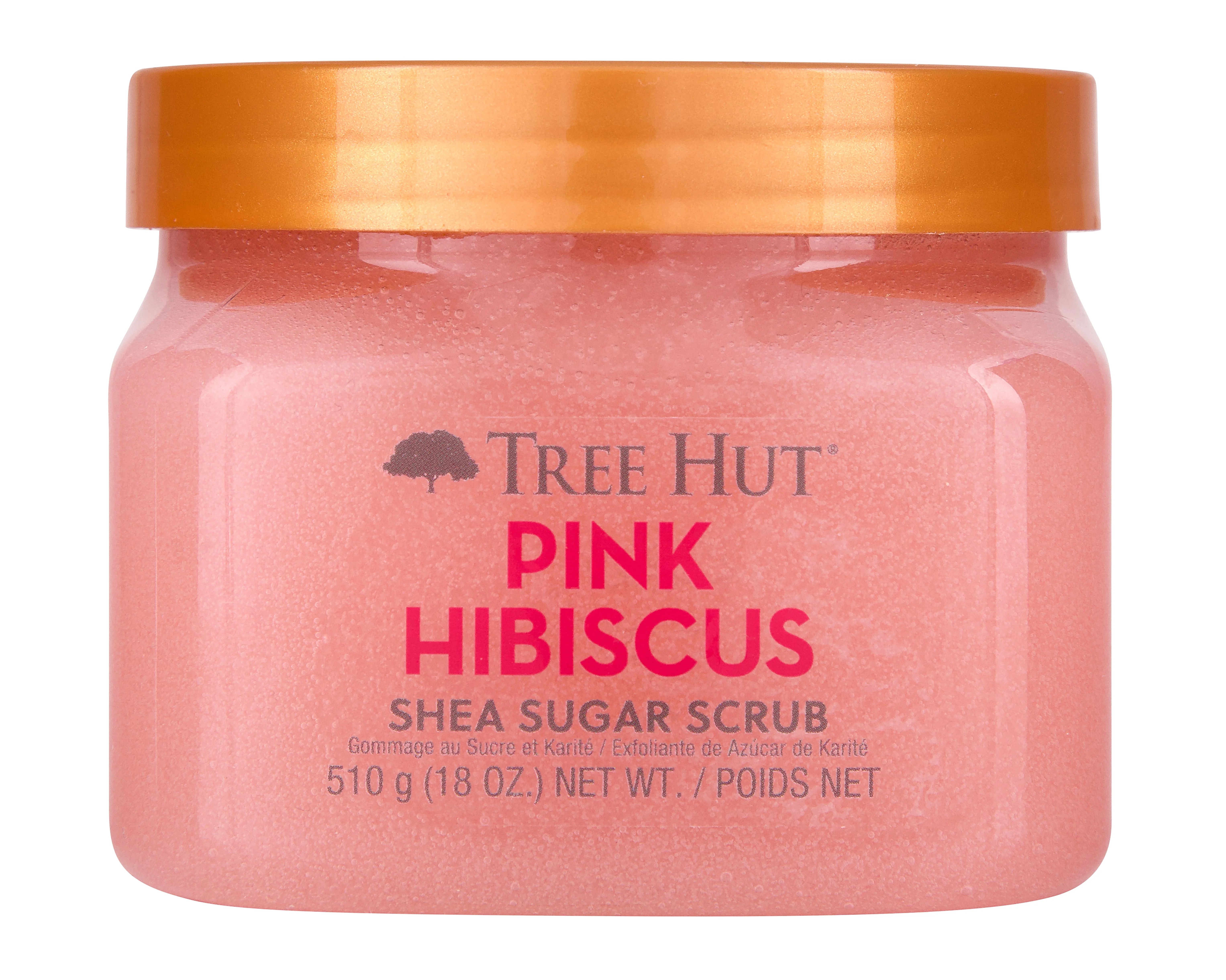 Tree Hut Body Scrub, Shea Sugar Hydrating Exfoliator for Softer, Smoother Skin, Pink Hibiscus, 18... | Walmart (US)