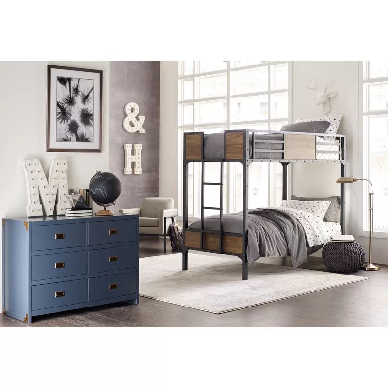 Lakeway Twin Over Full Standard Bunk Bed with Built-in-Desk by Greyleigh™ Baby & Kids | Wayfair North America