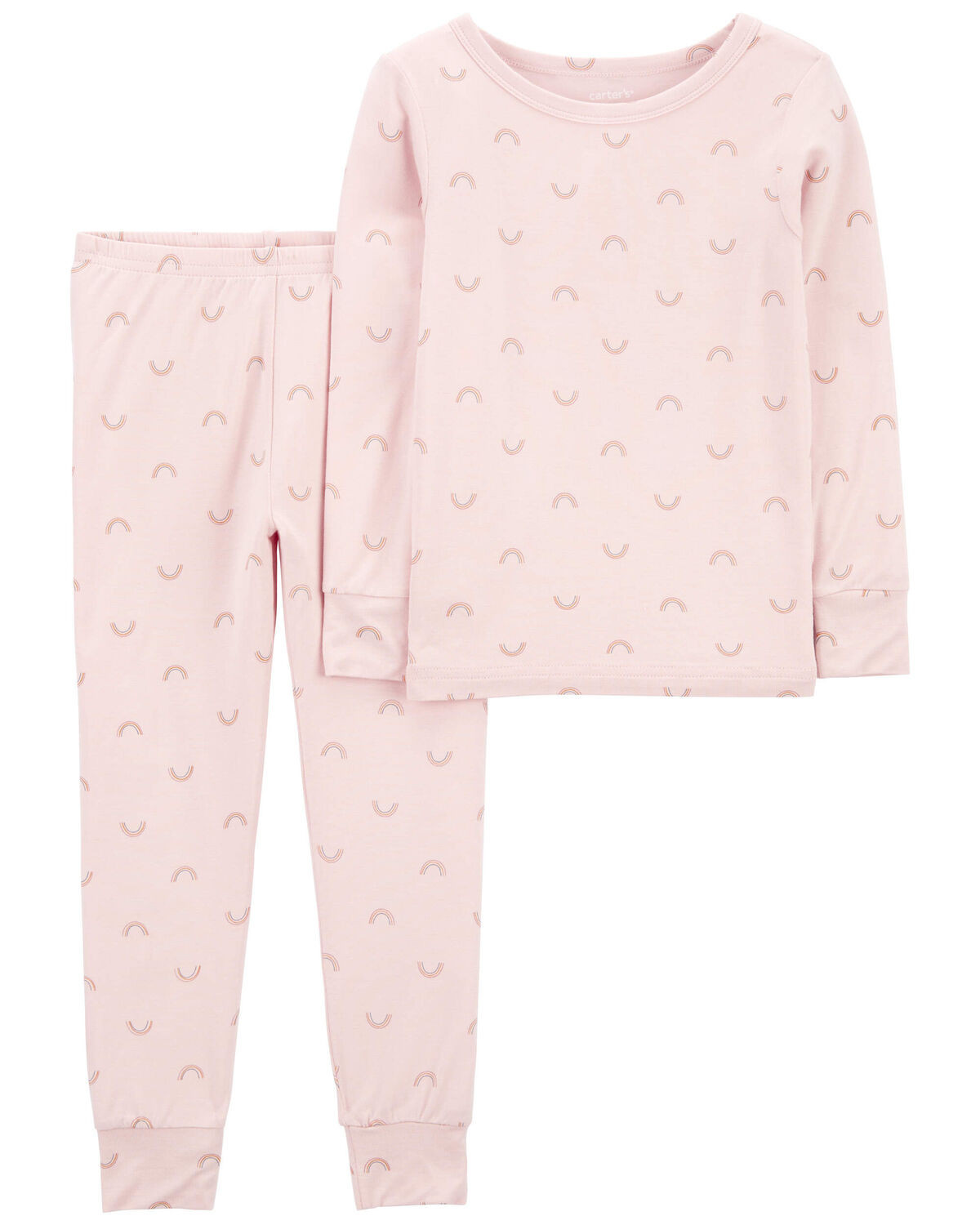 Pink Toddler 2-Piece Rainbow PurelySoft Pajamas | carters.com | Carter's