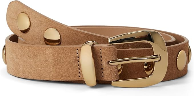 Madewell Women's Clean Western Belt : Suede Dome Studs | Amazon (US)