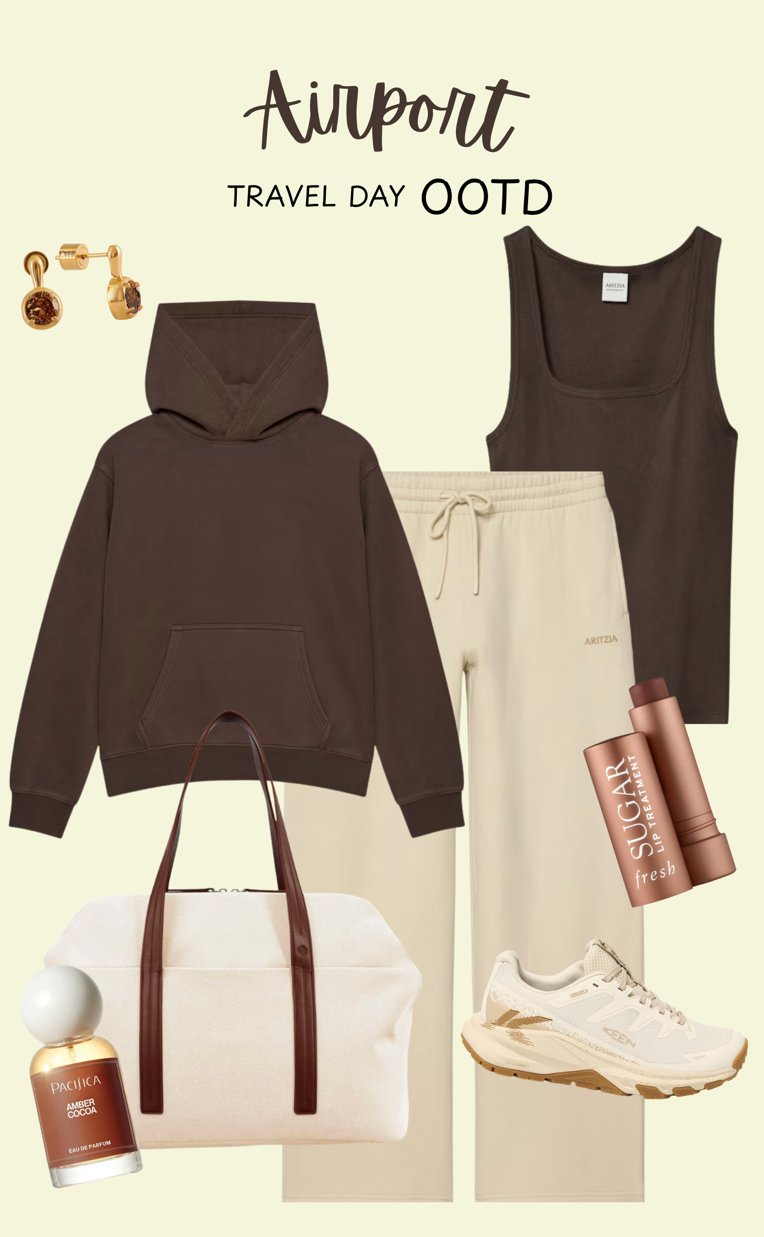 Airport Outfit 🤎✈️

airport outfit, travel day outfit, airport style, comfy travel outfit, airplane outfit, neutral outfit, brown hoodie, Aritzia sweats, travel essentials, women's travel outfit, airport fashion, vacation outfit, carry on outfit, travel clothes, cozy outfit  

 #LTKgrwm #LTKootd #LTKTravel
