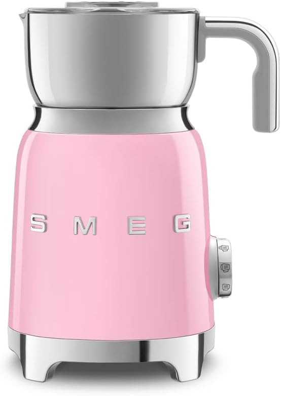 Smeg 50's Retro Style Aesthetic Milk Frother (Pink) | Amazon (US)