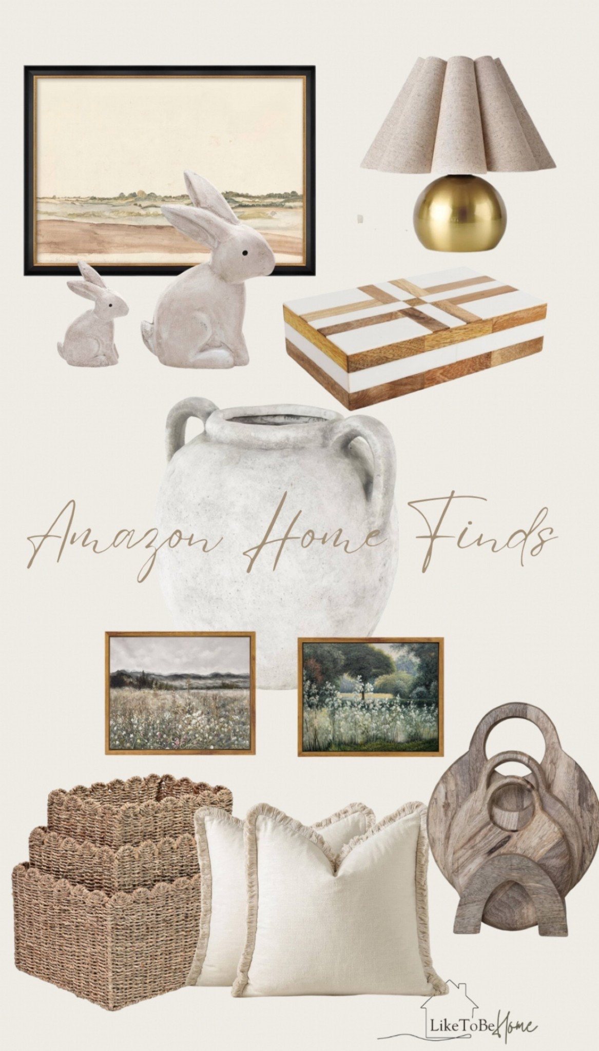 Neutral-toned Amazon home decor that blends rustic charm with modern elegance. From textured baskets to cozy pillows, create a warm, inviting space with these thoughtfully curated pieces.


Amazon home finds, rustic home decor, modern farmhouse style, cozy home accents, neutral-toned decor, wicker basket storage, minimalist wall art, Amazon decor must-haves, timeless home accessories, warm and welcoming interiors.

#LTKSaleAlert #LTKSeasonal #LTKHome