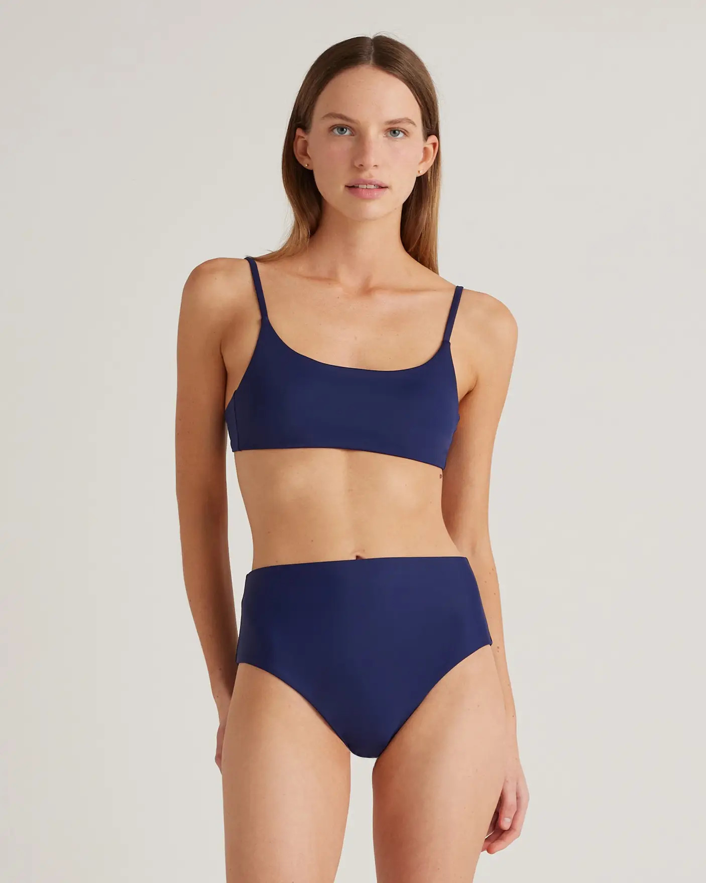 Italian Scoop Neck Bikini Top | Quince