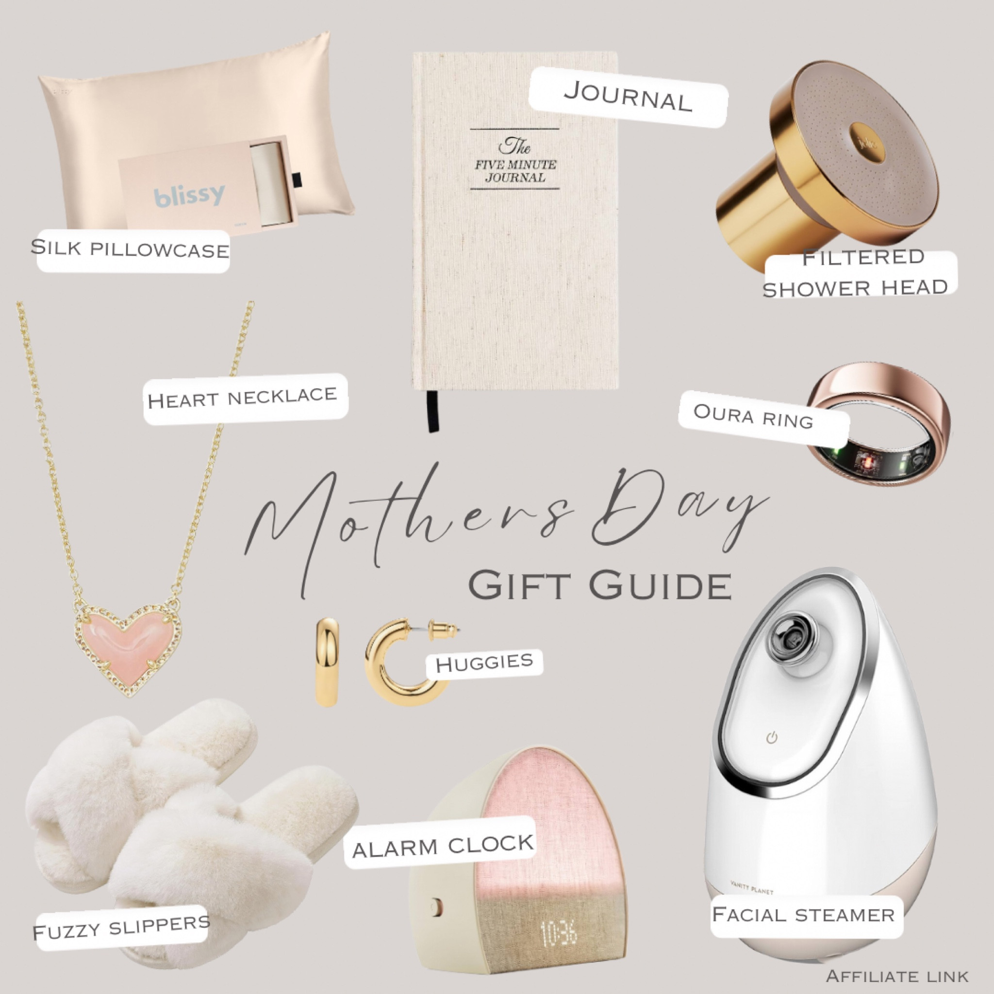 Mother’s Day Gift Guide 🎀



Silk pillowcase, 5 minute journal, body wash, facial steamer, blue light glasses, slippers, hatch clock, Kendra Scott heart necklace, gold hoops, oura ring, filtered shower head 

#giftideas #mothersday #giftsforher #amazon 

#LTKFindsUnder50 #LTKGiftGuide #LTKBeauty